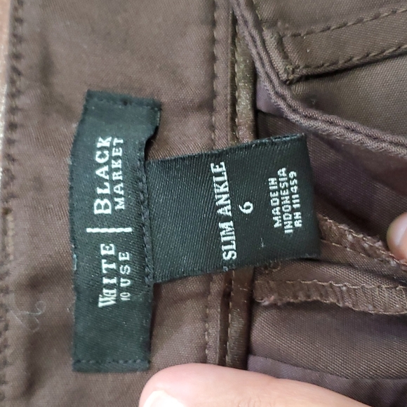 White house black market- brown pants - Picture 3 of 5